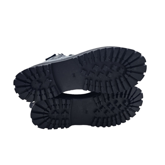 POSTER GIRL Gray Combat Boots - Picture 8 of 10